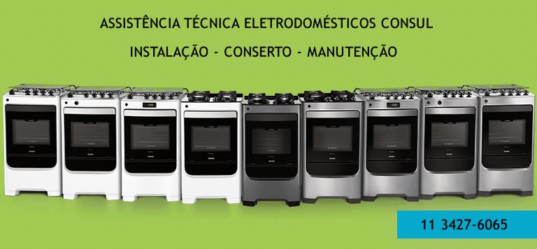 Assistência técnica eletrodomésticos Consul-sp