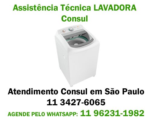 Assistência técnica lavadora Consul